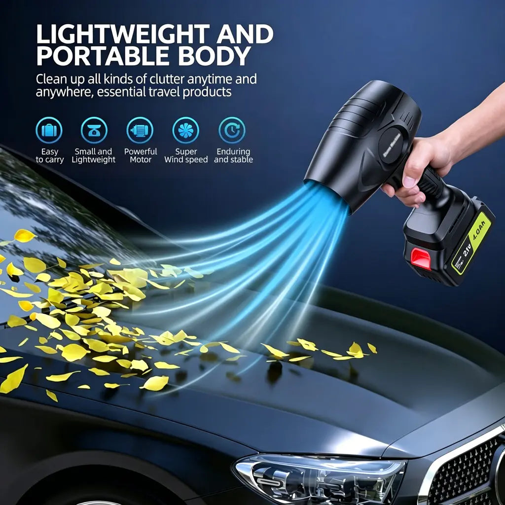 JetBlast Pro – 300,000 RPM Cordless Turbo Blower & Cleaner