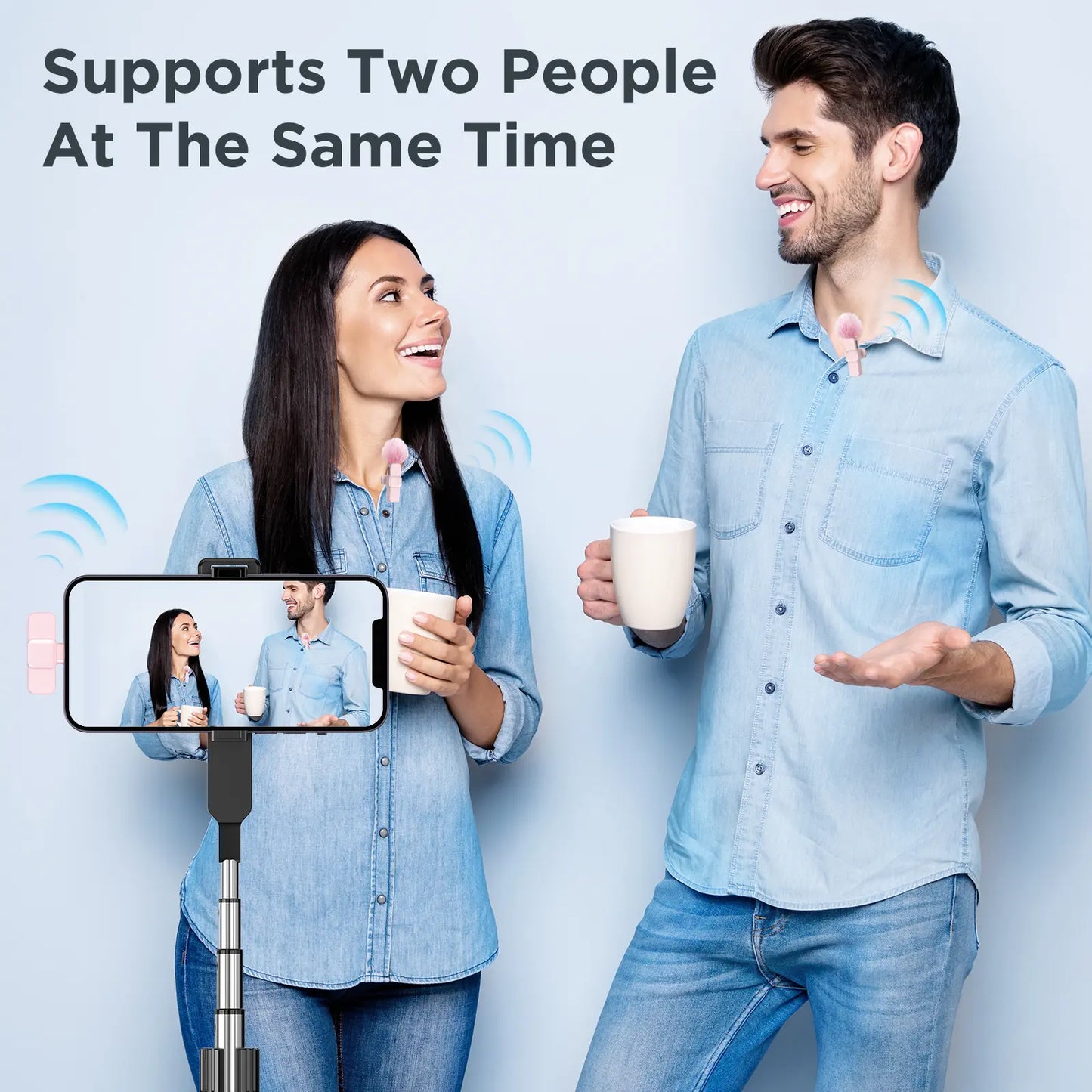 StreamMic Pro – Wireless Plug-and-Play Lavalier Microphone