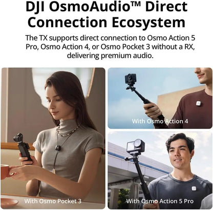 DJI™ Mic Mini Wireless Microphone (1 TX + 1 RX) – The Industry Standard for Compact Audio