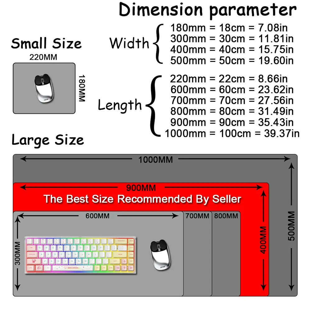 DeskMat Pro – 90x40cm Minimalist Workspace Mat