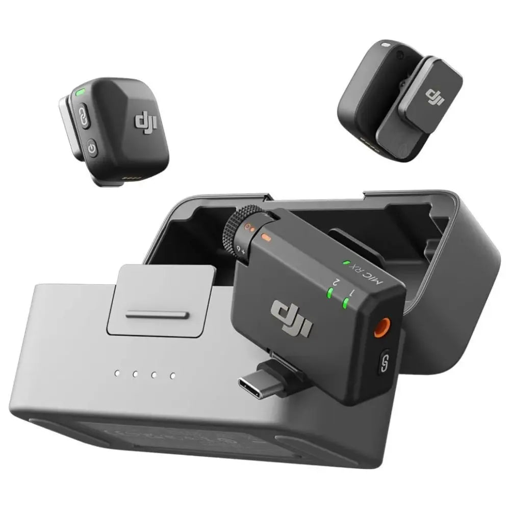 DJI™ Mic Mini Wireless Microphone (1 TX + 1 RX) – The Industry Standard for Compact Audio