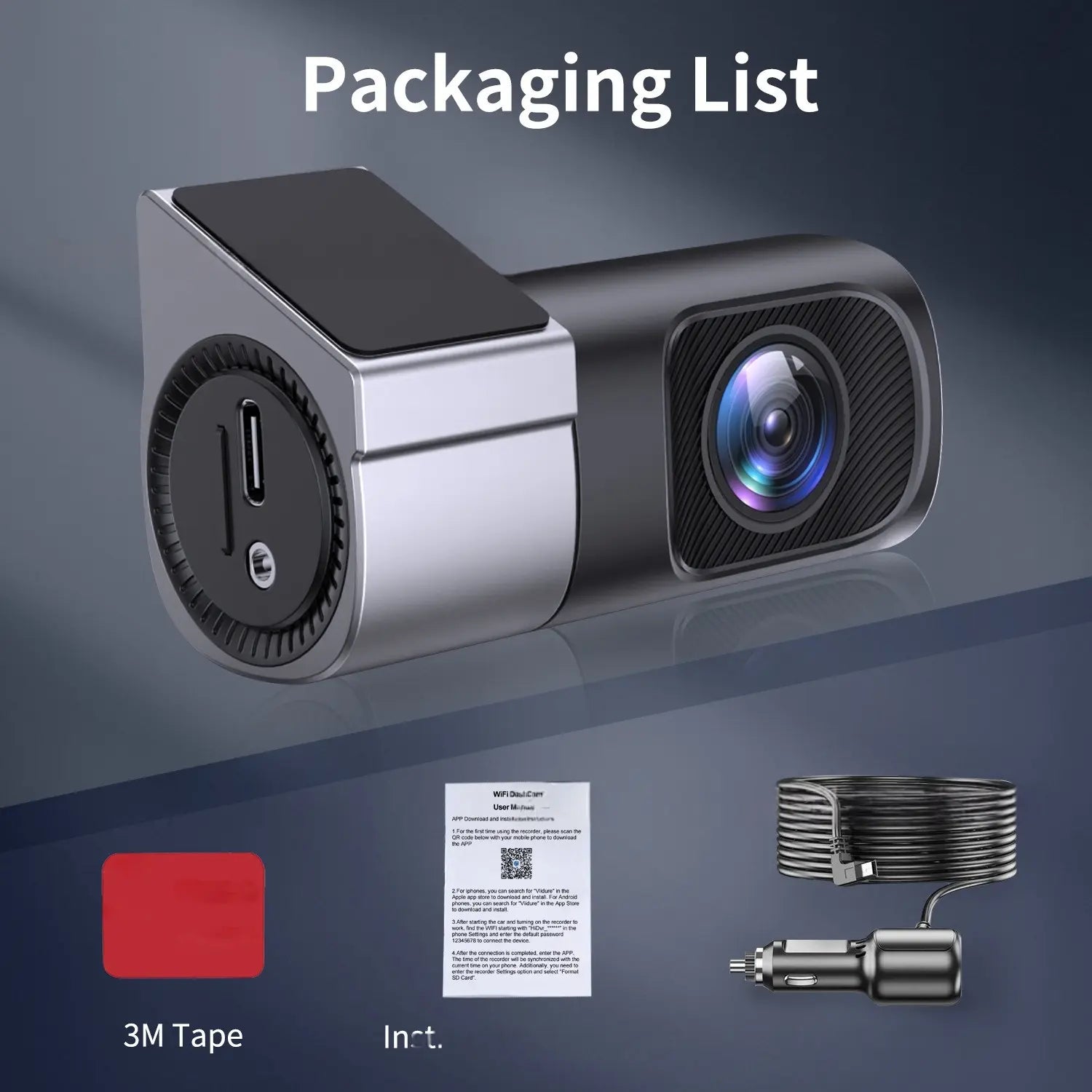 DriveGuard 360 – 1080P WiFi Tactical Dash Cam
