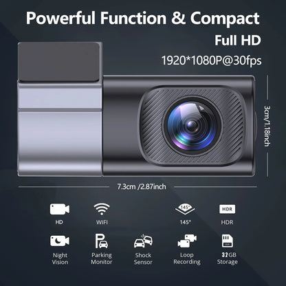 DriveGuard 360 – 1080P WiFi Tactical Dash Cam