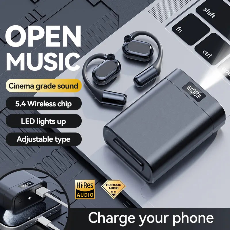 PowerBuds Pro – Bluetooth 6.0 Sport Earbuds with Emergency Power Bank